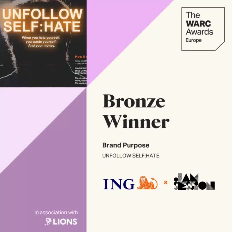 the warc awards Unfollow SelfHate