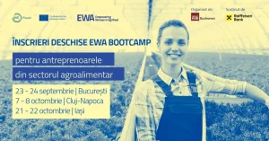 EWA Bootcamp pentru antreprenoare din agrifood: workshop-uri în 3 orașe<span class="wtr-time-wrap block after-title">doar <span class="wtr-time-number">4</span> minute sa citesti articolul </span>