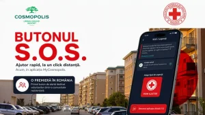 Premieră națională: sediu și punct de prim-ajutor Crucea Roșie deschis în complexul Cosmopolis, cu o bază de voluntari din comunitate. Rezidenții pot apela la servicii de intervenție rapidă prin aplicația digitală a Complexului