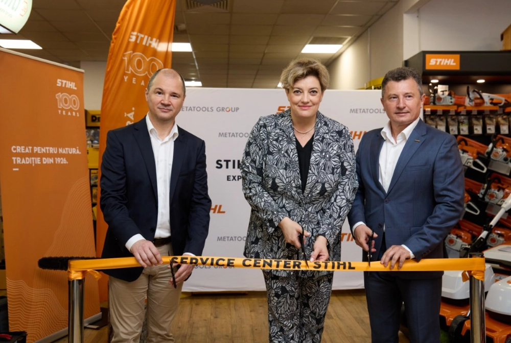 STIHL România inaugurează, în parteneriat cu Metatools Group, primul Service Center oficial STIHL din țară, introducând un nou standard premium de service în Ploiești