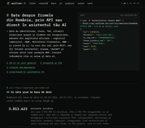 ApiFirme.dev: datele fiscale ale clienților tăi, într-un singur loc ApiFirme.dev: datele fiscale ale clienților tăi, într-un singur loc
